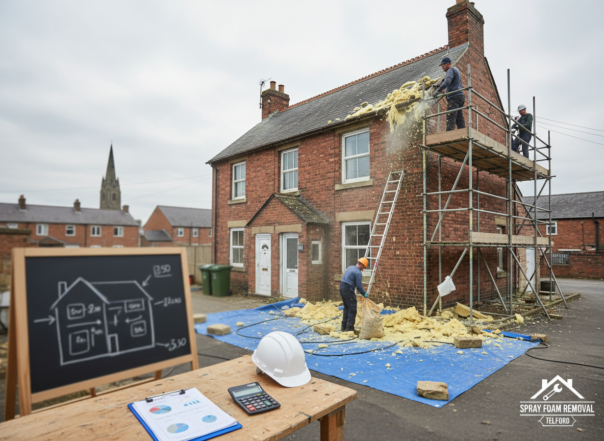 Spray Foam Removal Cost Guide for Telford Homeowners