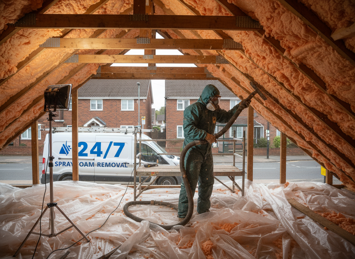 24/7 Spray Foam Removal in Telford