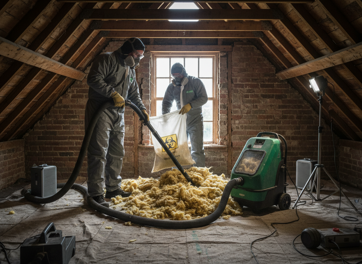 environmentally friendly insulation removal in Telford